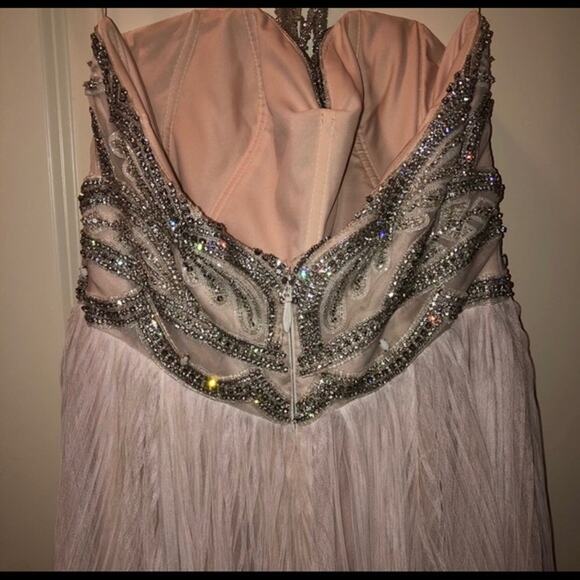 Hayley Paige Dani Embellished Wedding Gown Dress Women's Sz12 - Picture 9 of 9